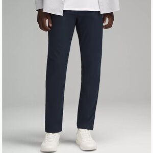 Lululemon Men's 33 ABC Classic-Fit 5 Pocket Pant Navy Stretch, Athleisure Comfy